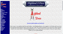 Desktop Screenshot of highlandxpress.com